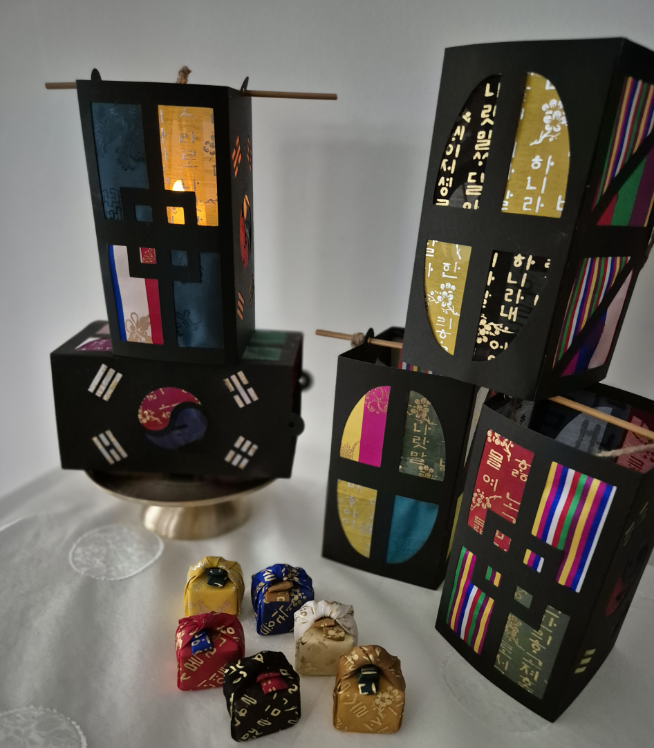 한글청사초롱 만들기 수업